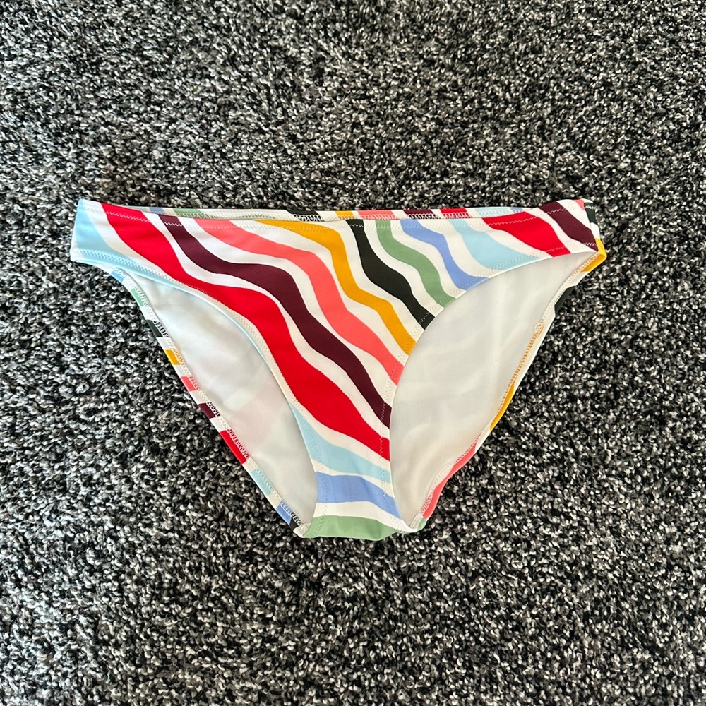aerie multicolored wavey bikini bottoms